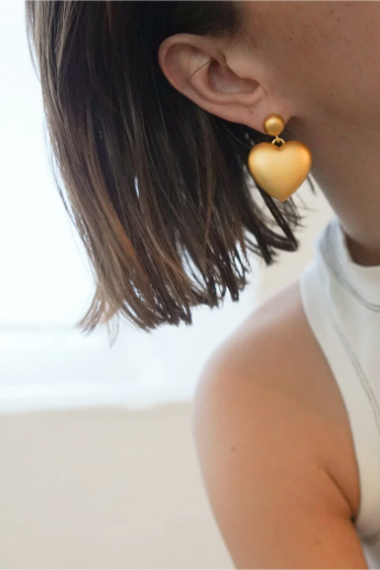 Trine Tuxen, Emma earrings, gold
