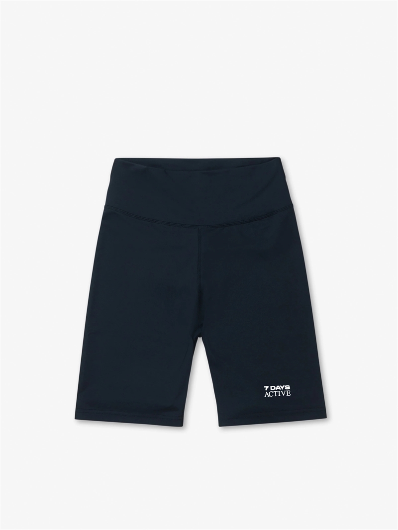 7 Days Active, Signature Bike Shorts, Black