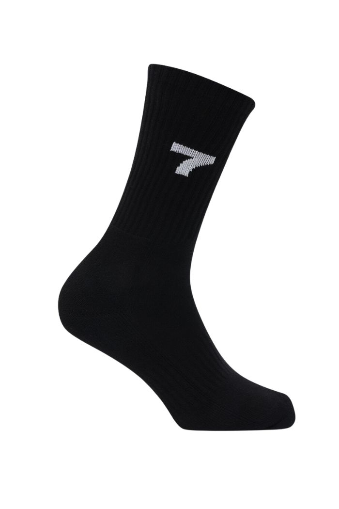 7 Days Active, 2-Packs Socks, Black