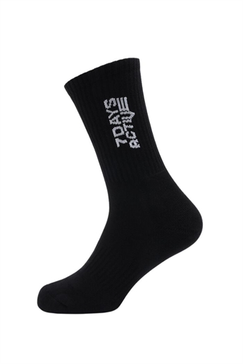 7 Days Active, 2-Packs Socks, Black