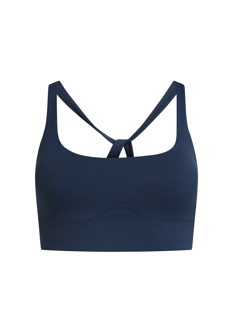 Rethinkit, Butter Soft Sports Bra Seinna, Navy