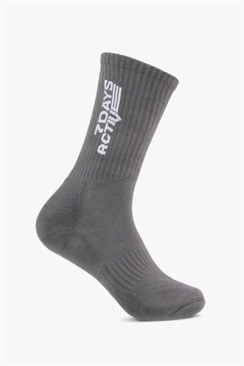 7 Days Active, 2-Packs Socks, Sharkskin