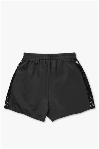 7 Days Active, Sequinned Tech shorts, Black
