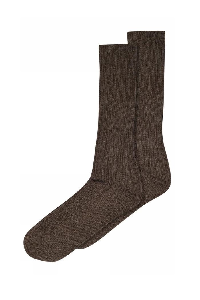 MP Denmark, Bess long socks, brown Melange