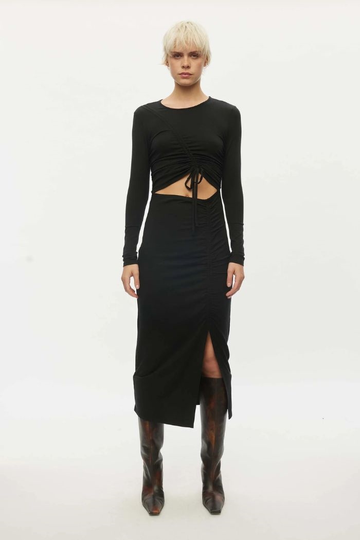 Oval Square, Kate dress, Black