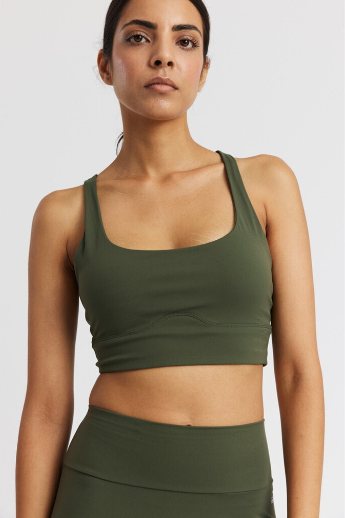 Rethinkit, Butter Soft Sports Bra Seinna, Dark Forest