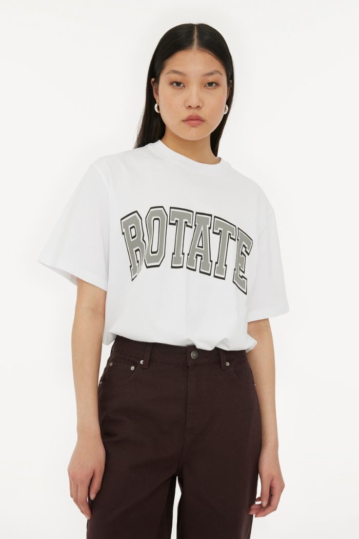 Rotate, Thin jersey t-shirt, Bright white