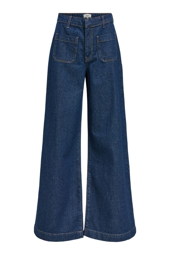 Object, Sava HW Wide Jeans, Dark Blue