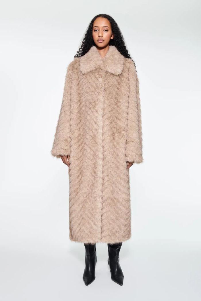 Stand Studio, Wynther Coat, Natural Beige