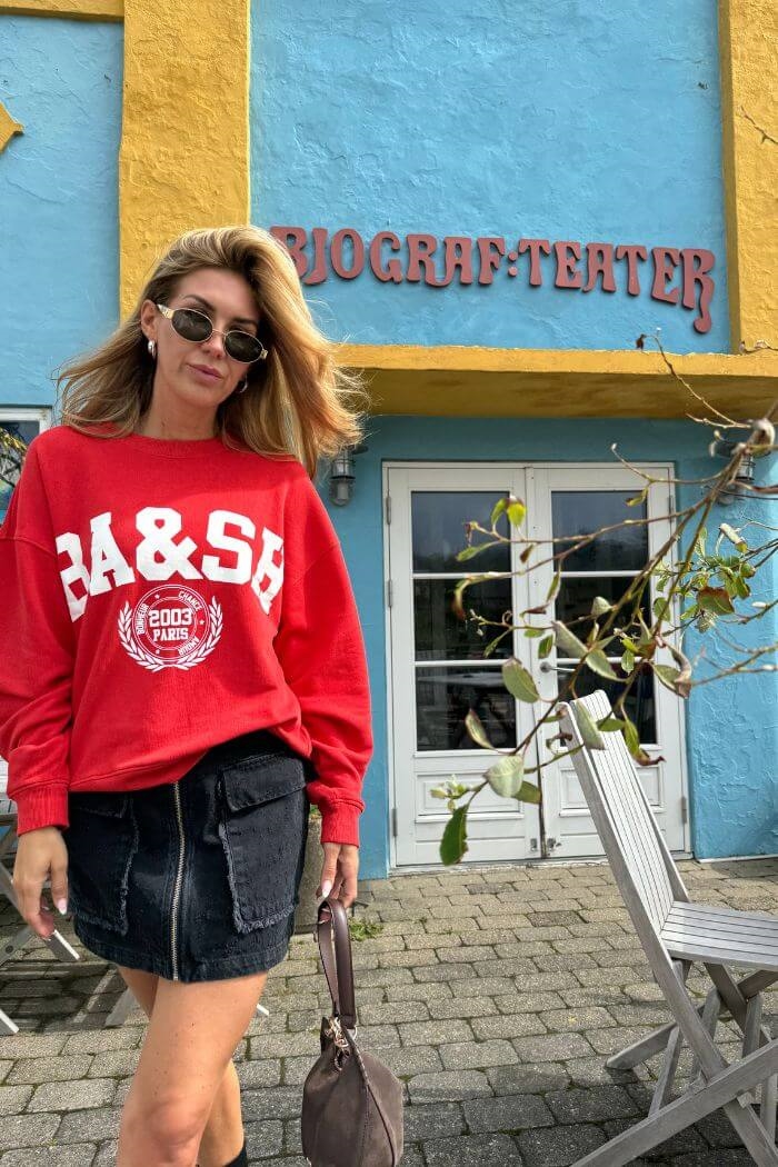 Ba&sh, Benjamin sweatshirt, Rouge