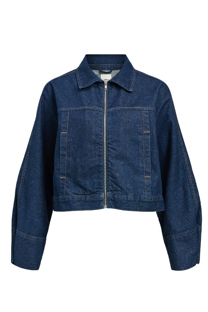 Etta Denim Jacket, Dark Blue Denim