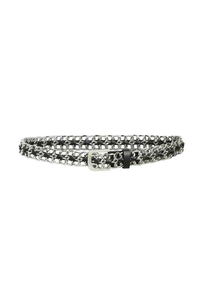 Matti Belt, Black / Silver