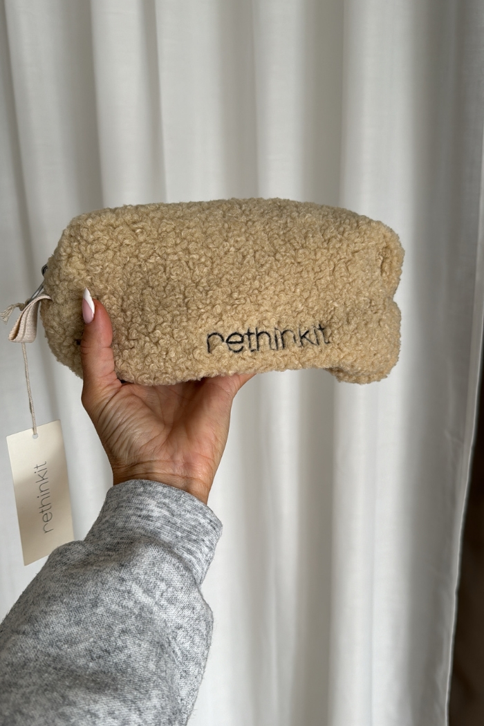 Rethinkit, Venbar toilettaske / Clutch, Sandshell