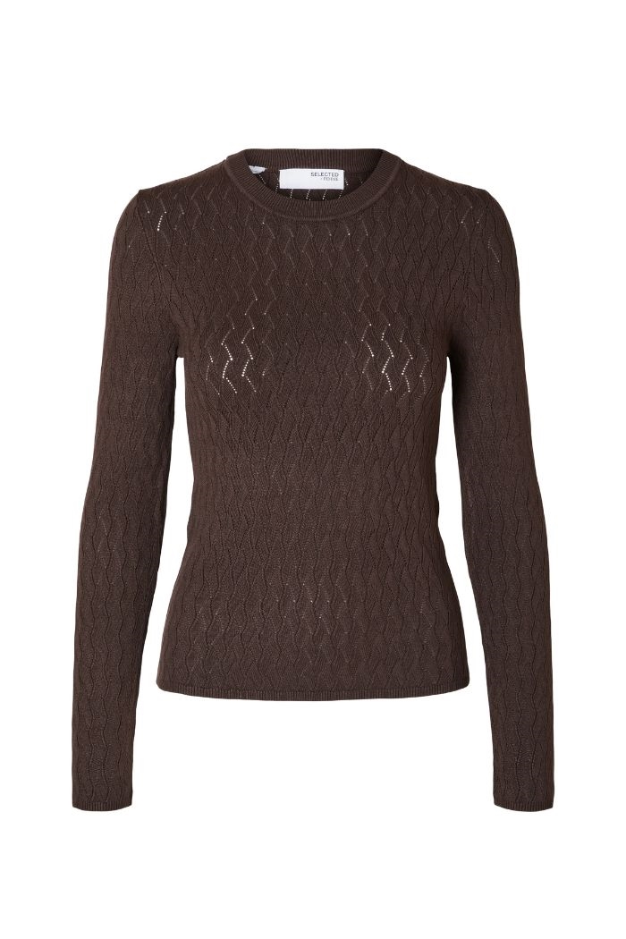 Cala LS knit, Coffee Bean