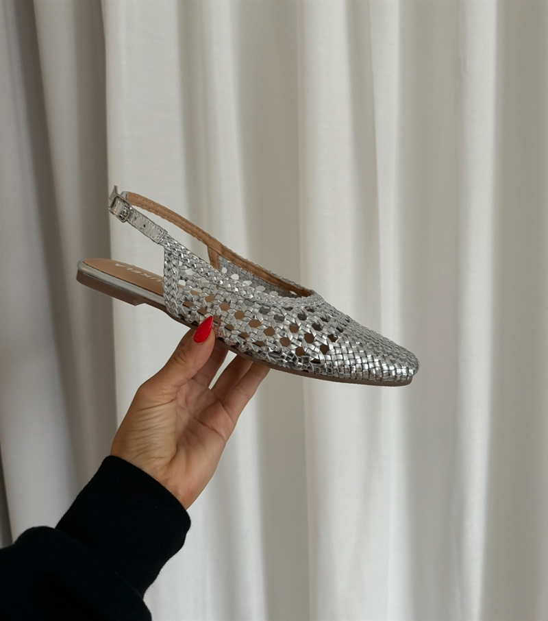 Bukela, Flora Slingback, Silver