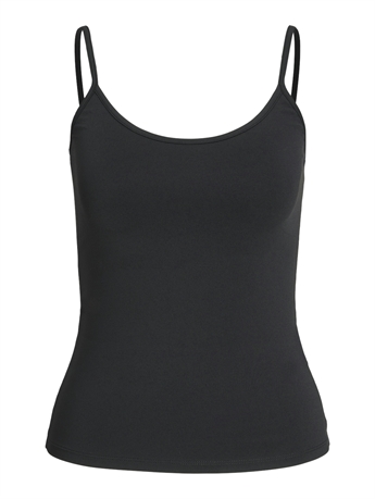 Saga Singlet Top, Black