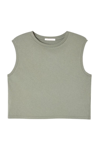 American Vintage, OUK01AE Tank top, VINTAGE GREY GREEN