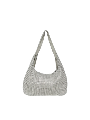 Cille Shoulder Bag, Silver