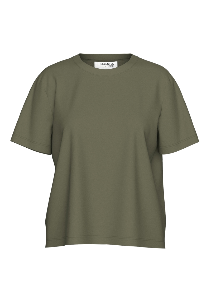 Essential Boxy Tee, Kalamata