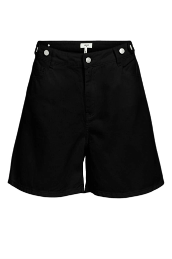 Lory Twill Shorts, Black
