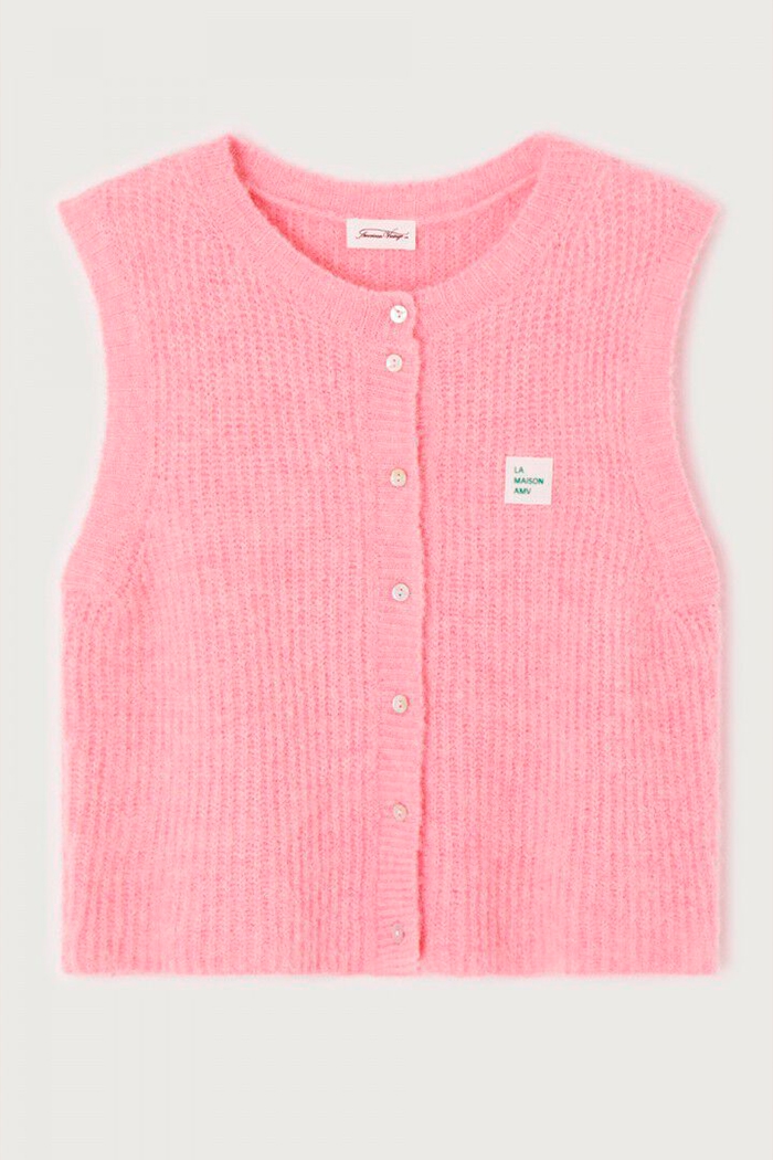 American Vintage, EAST19M vest, Orchid melange 