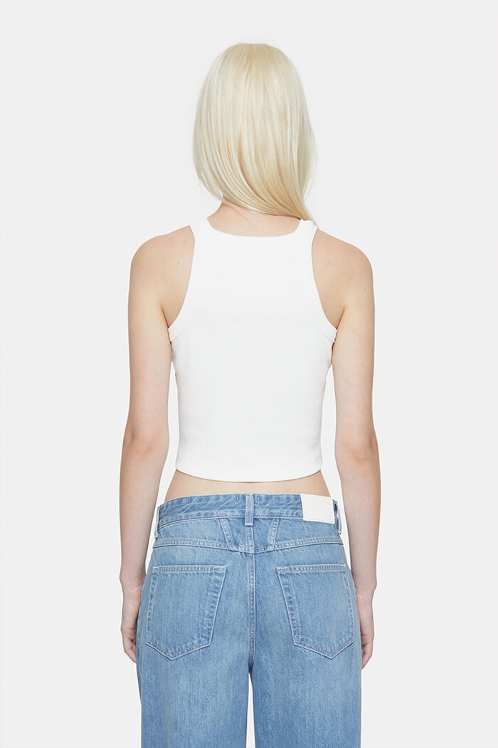 Closed, Racer top, C95540, Ivory