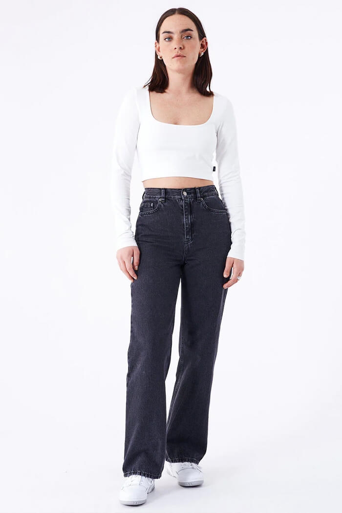 Dr. Denim, Jane top cropped, Off white