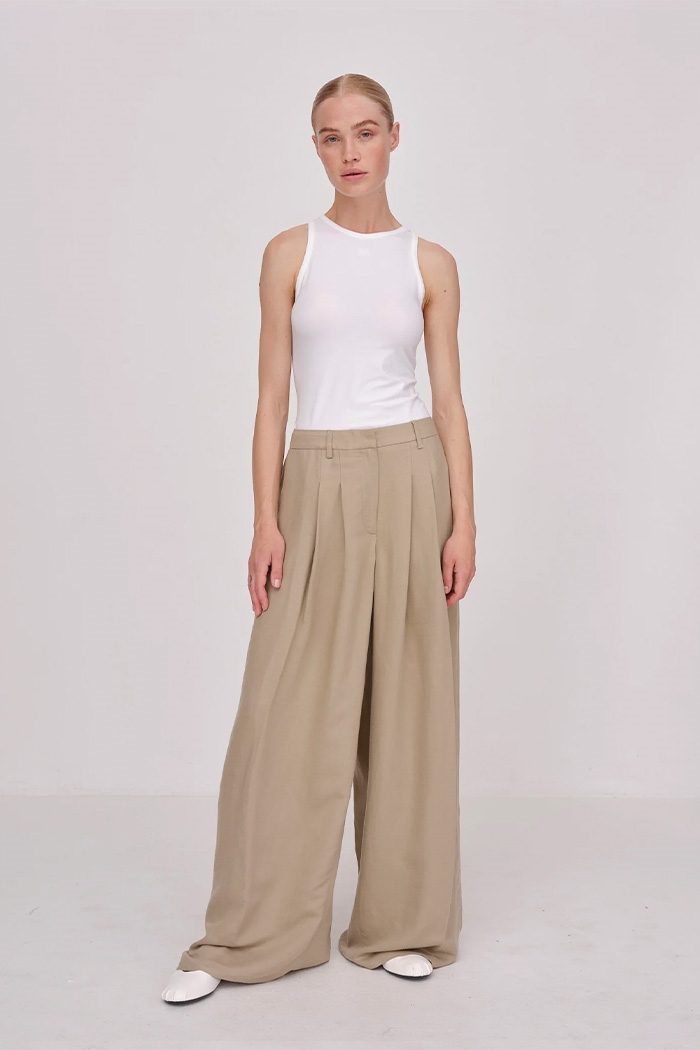 Herskind, Lotus Pants, Light Khaki