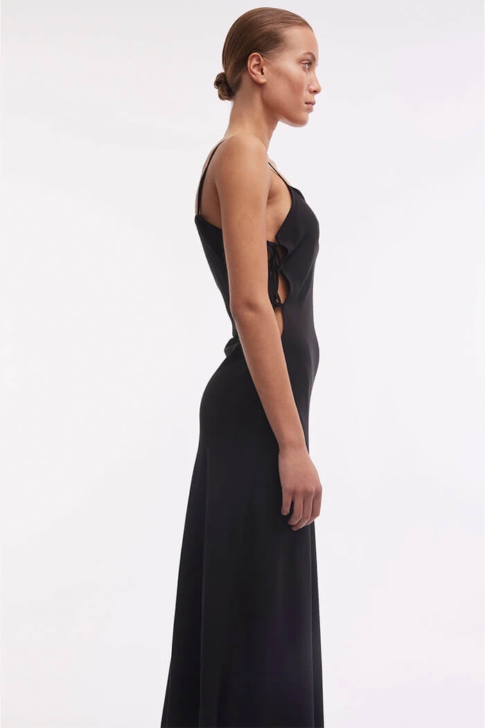 Oval Square, Austin long dress, black