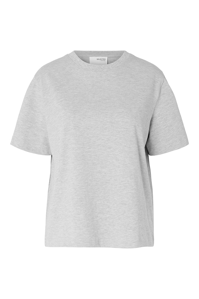 Essential Boxy Tee, Grey