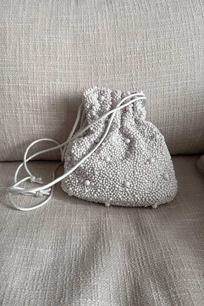 Gestuz, Plina Bag, White Pearl