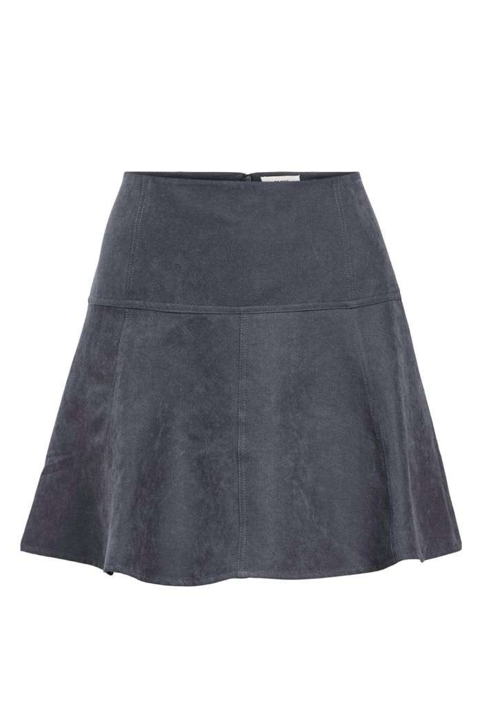 Nova Mini skater skirt, Dark denim