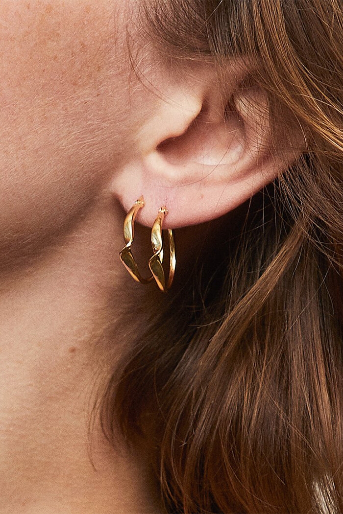 Trine Tuxen, Wavve, Hoop, Goldplated